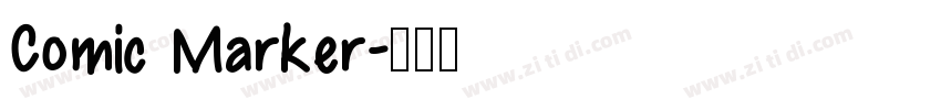 Comic Marker字体转换